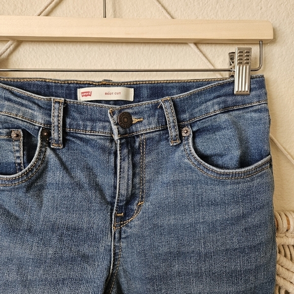 Levis Bootcut Classic Blue Jeans Girls Youth 10R - Picture 2 of 11